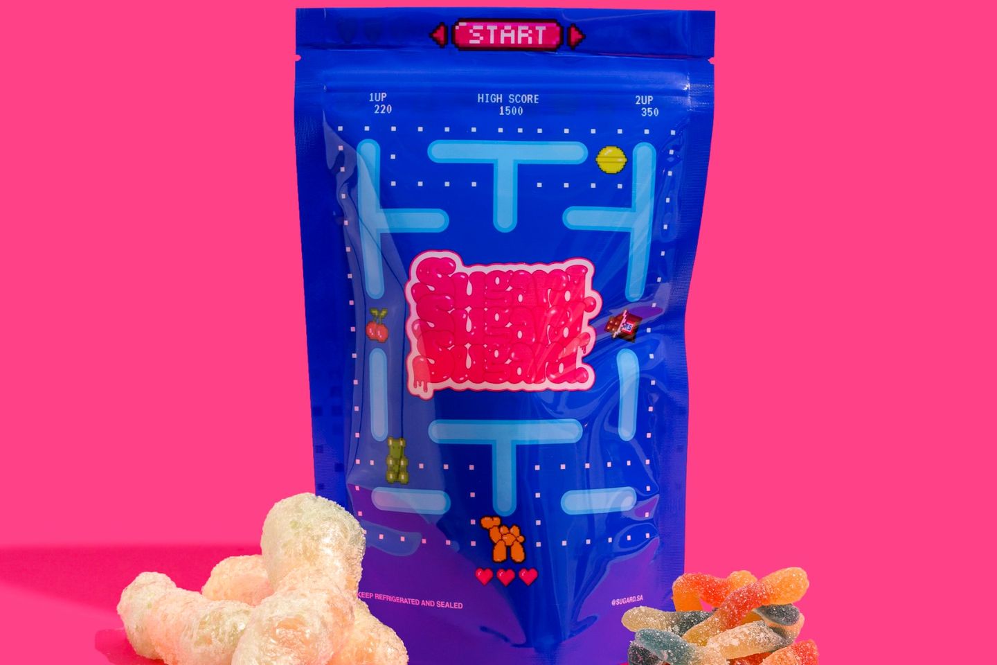 Freeze Dried Sour Gummy Worms