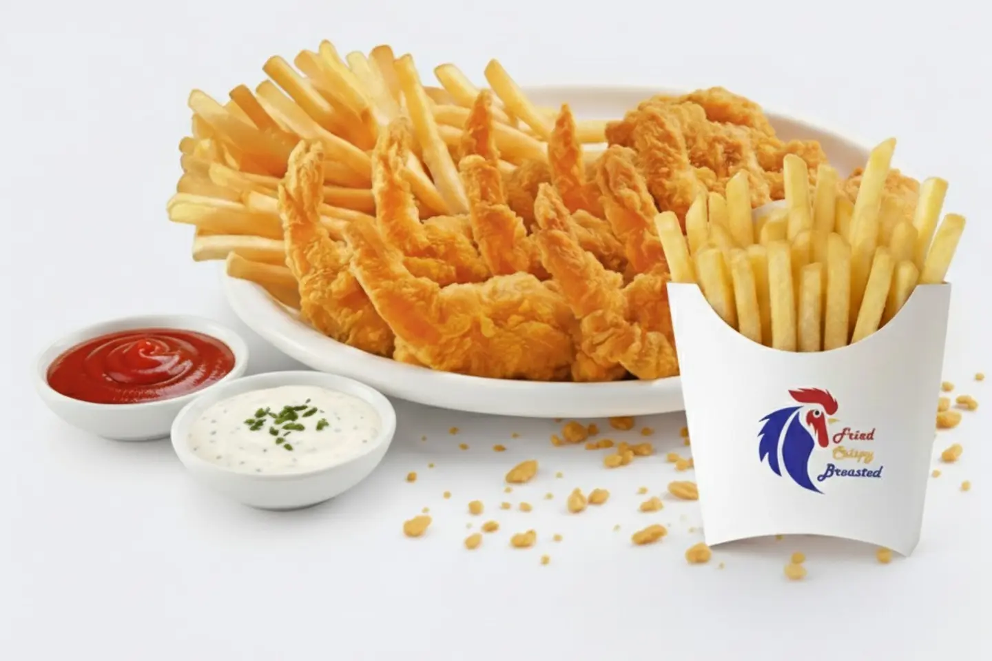 Fried Crispy Shrimps