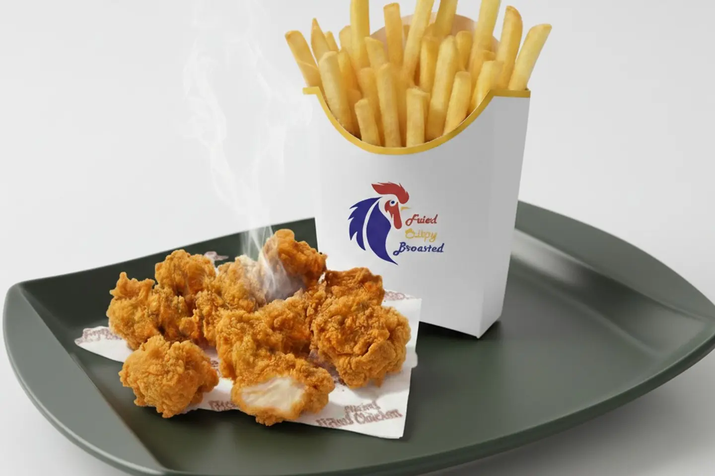 Fried Crispy Chicken Nuggets