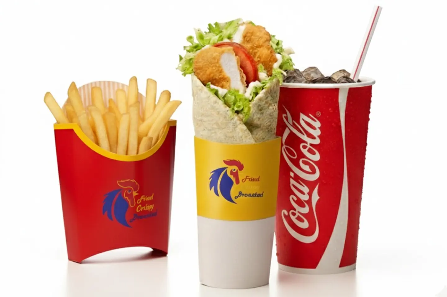 Tortilla Chicken Streps Roll Meal