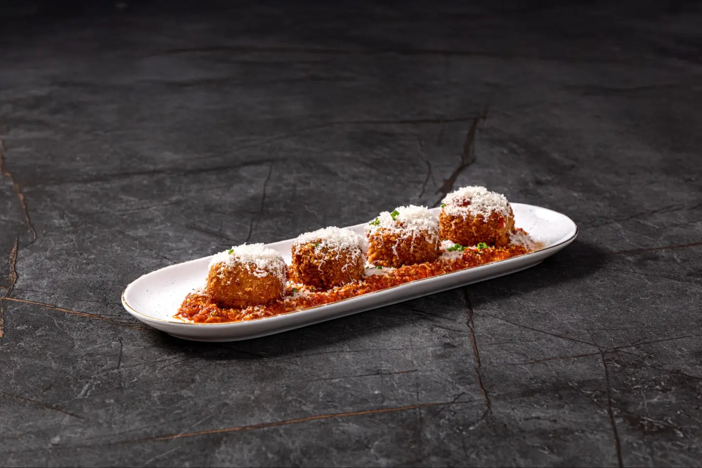 Crispy Aubergine Parmigiana