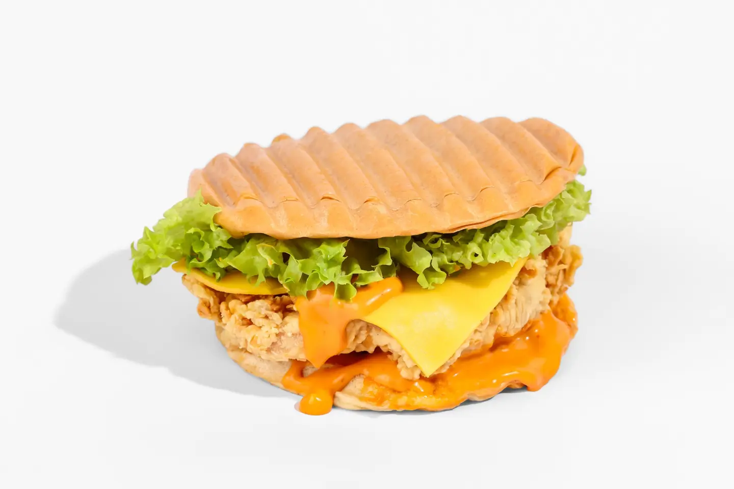 فلات برجر دجاج