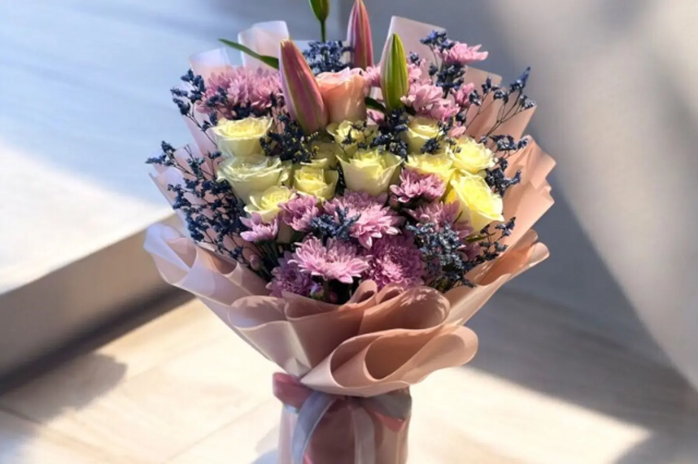 بوكيه تألق الورد