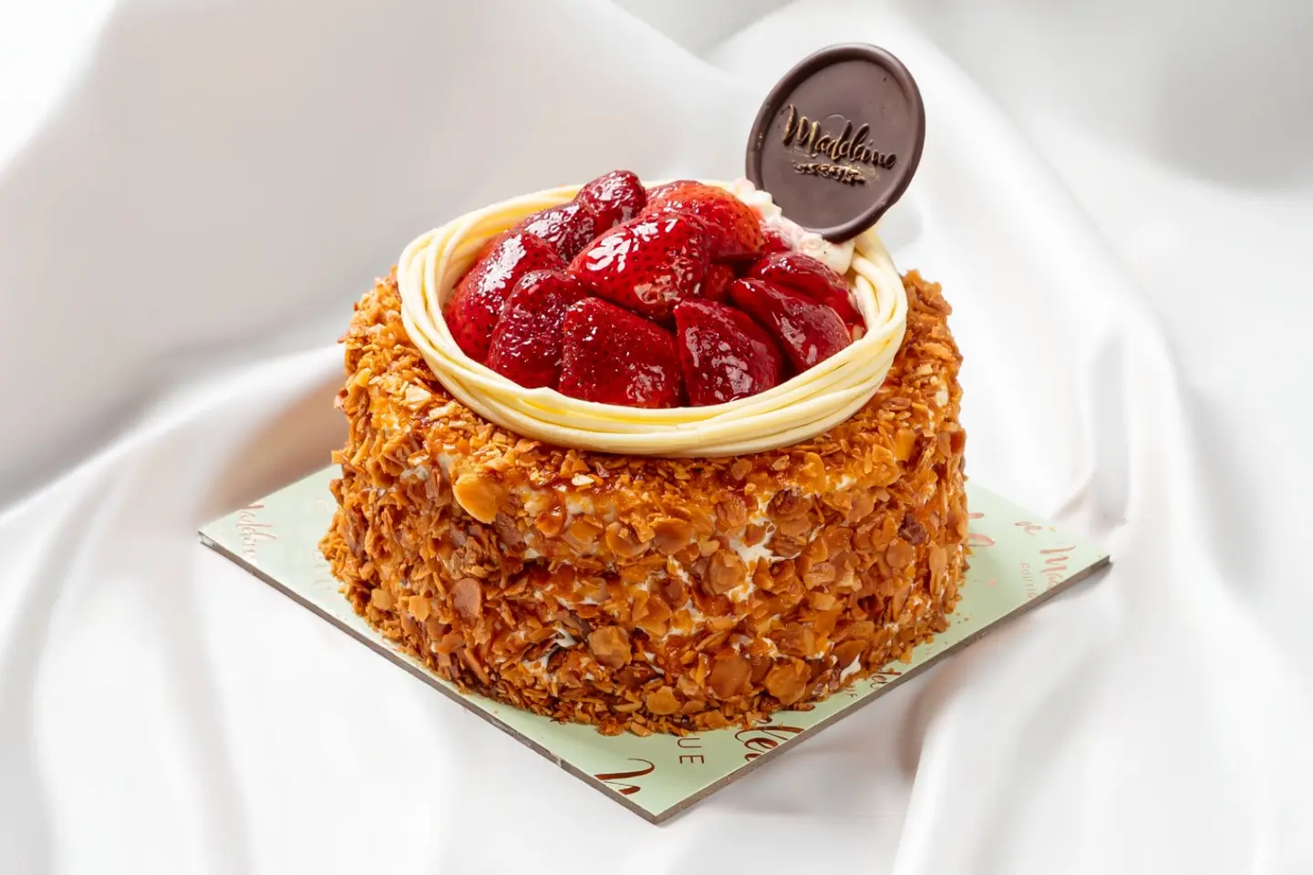 Strawberry Almond Cake