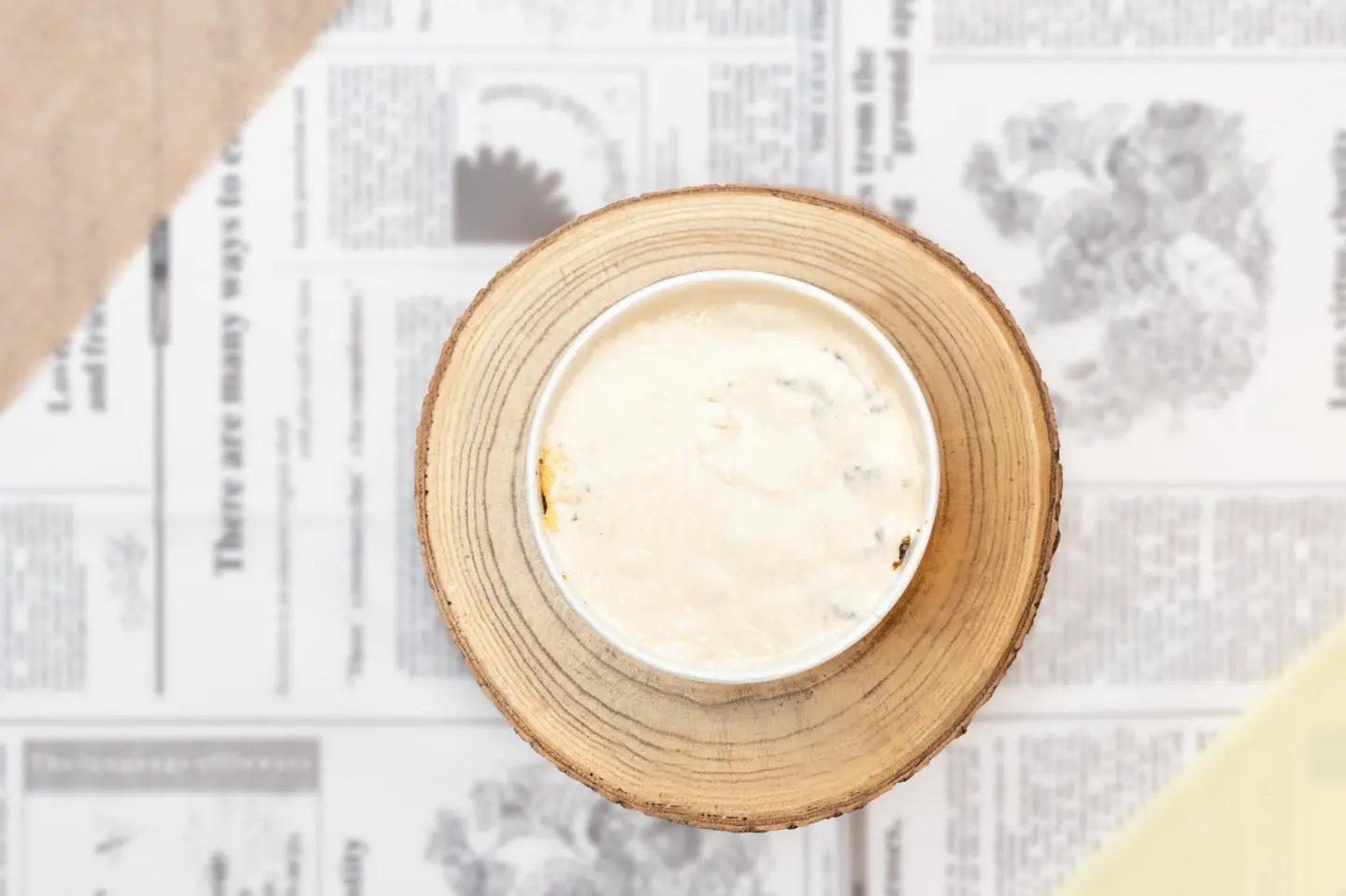 فتة تمر قشطة