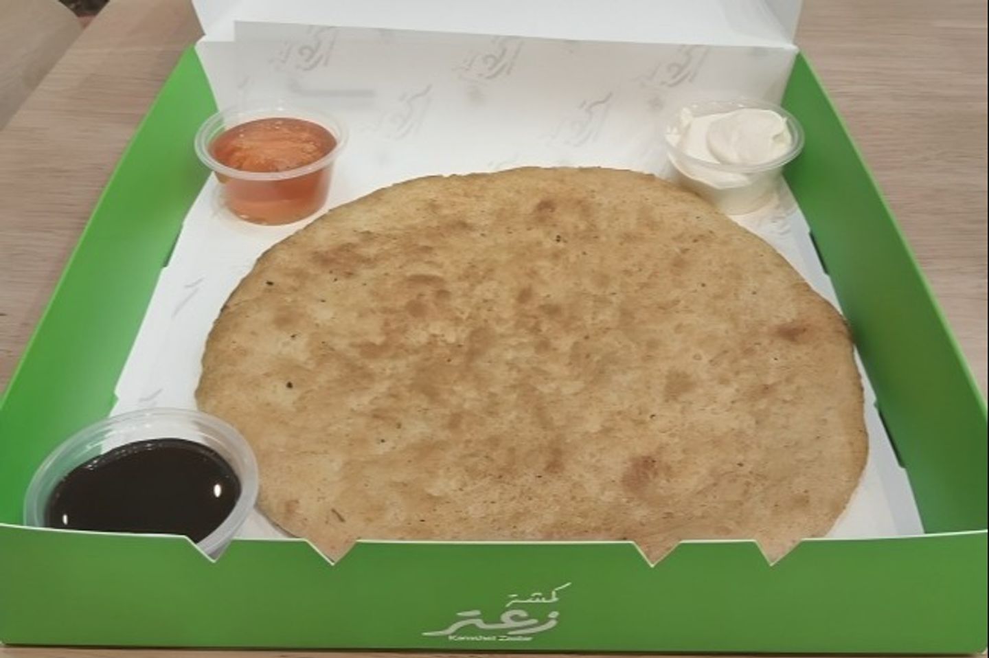 فطور كمشة زعتر خبز جريش