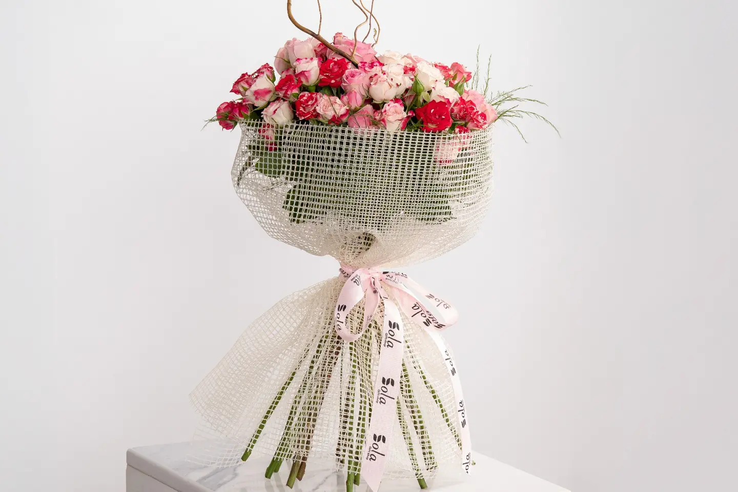 بوكيه همسات وردية