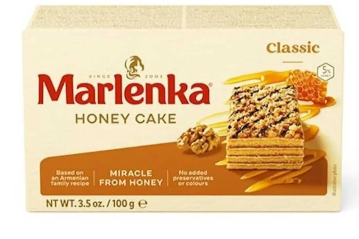 مارلينكا كيك العسل الكلاسيكي