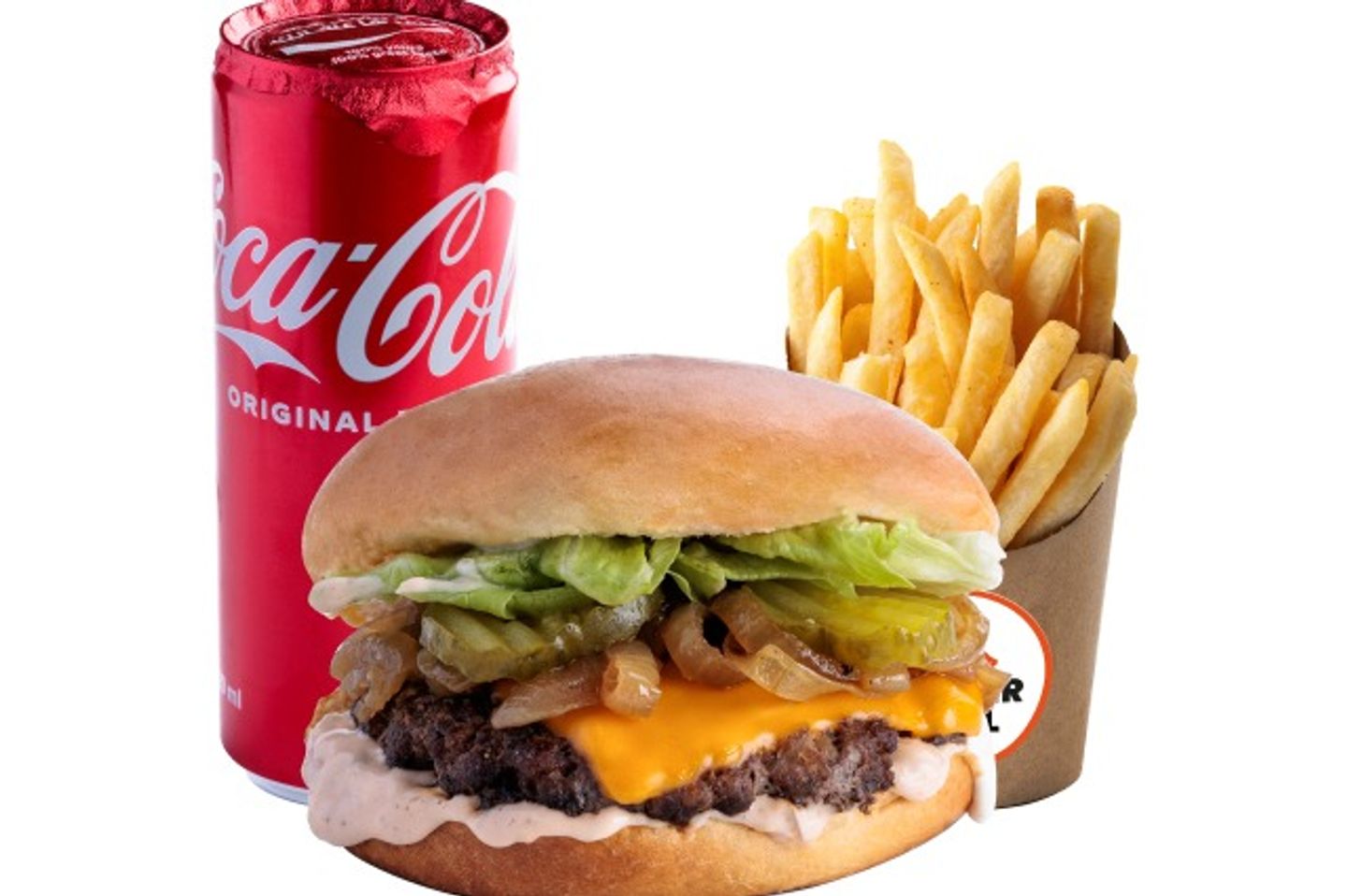 Caramlized Burger Combo