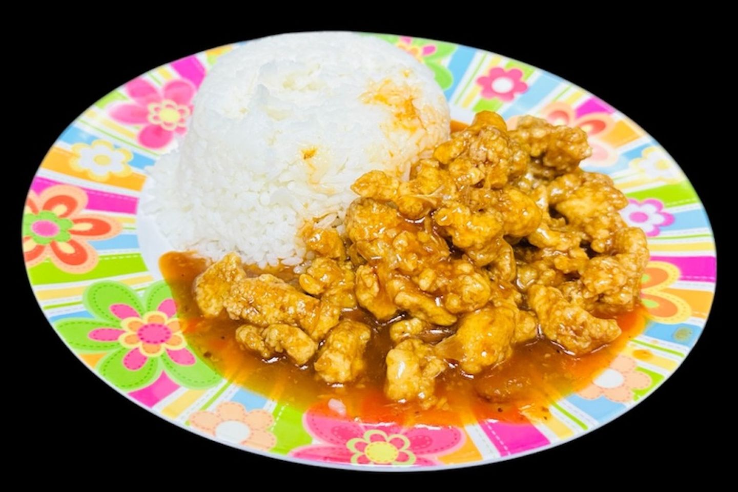 Chicken With Garlic Pepper And Rice