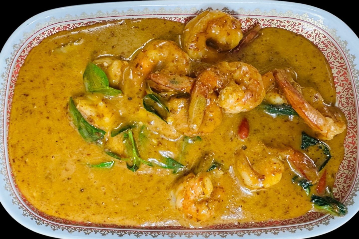 Shrimp With Red Curry Paste