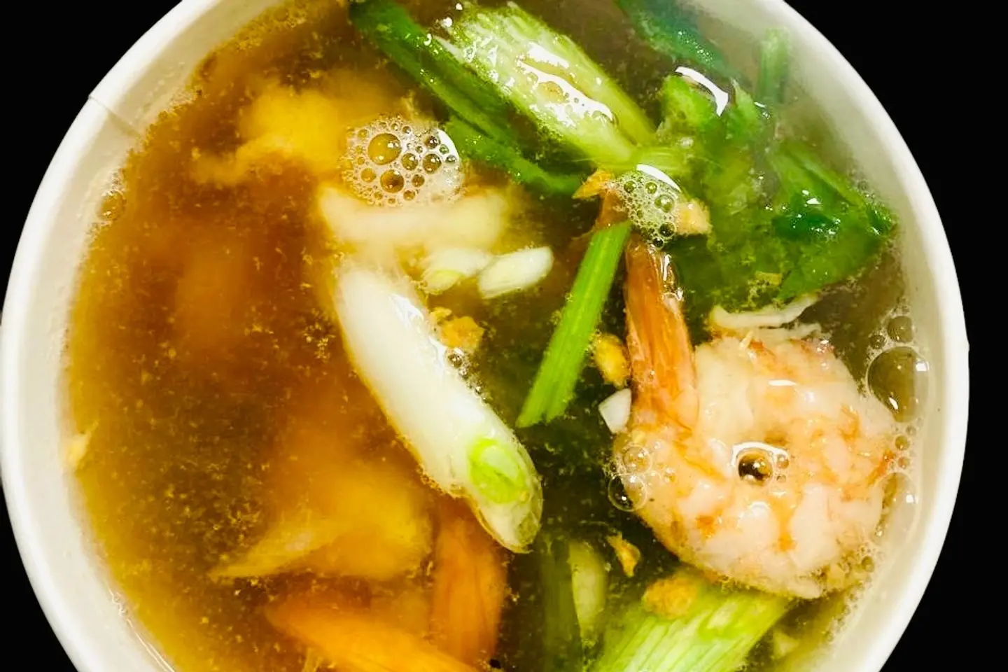 شوربة صينية بالروبيان