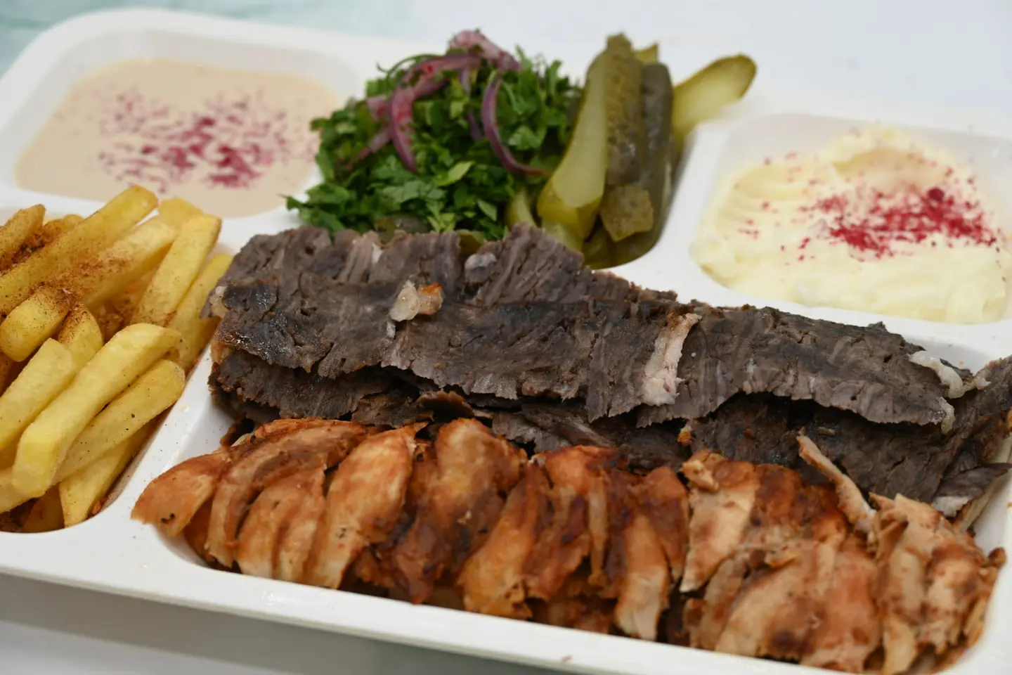 صحن شاورما مكس فرط