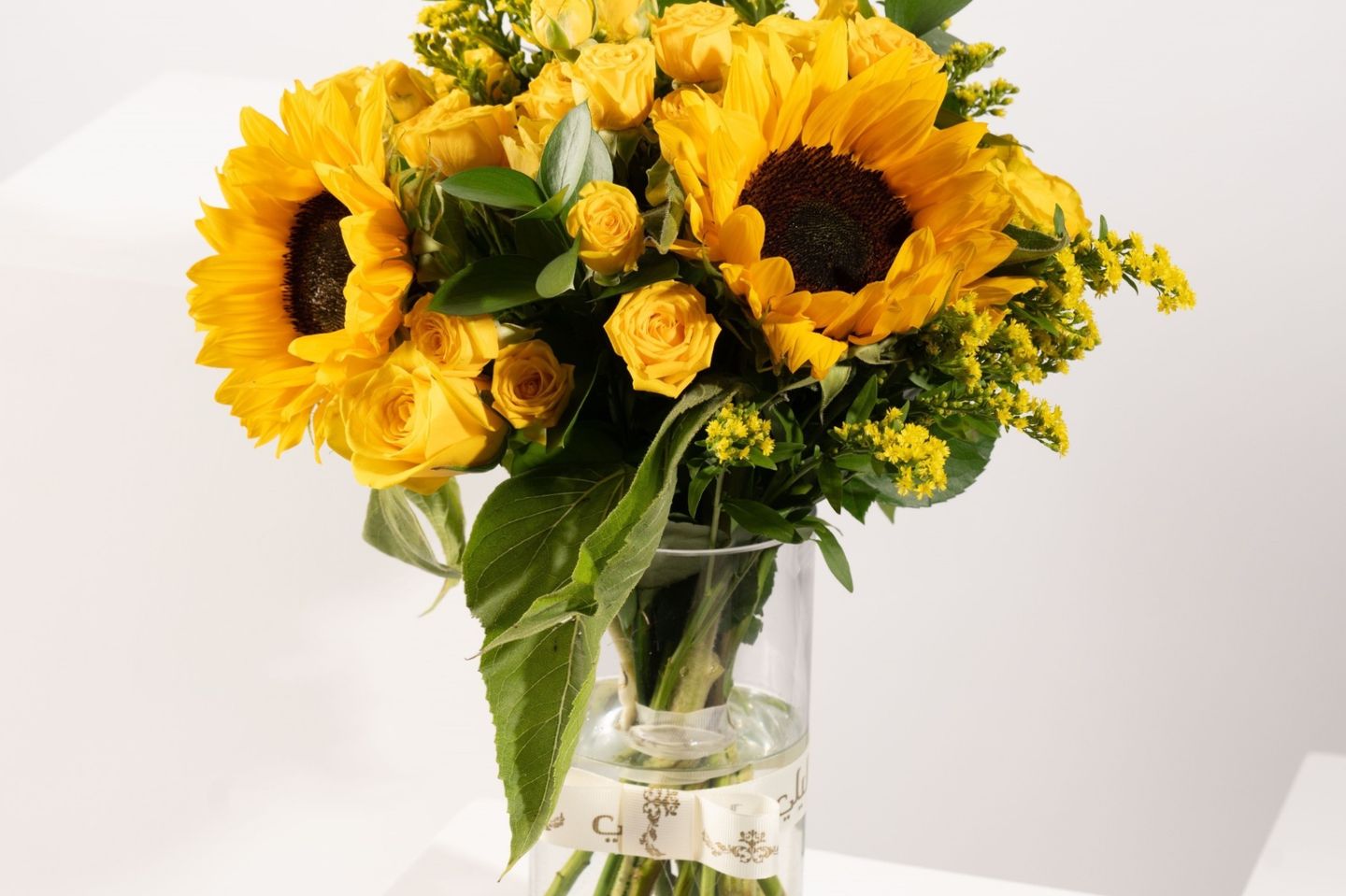 Sun Flowers Vase