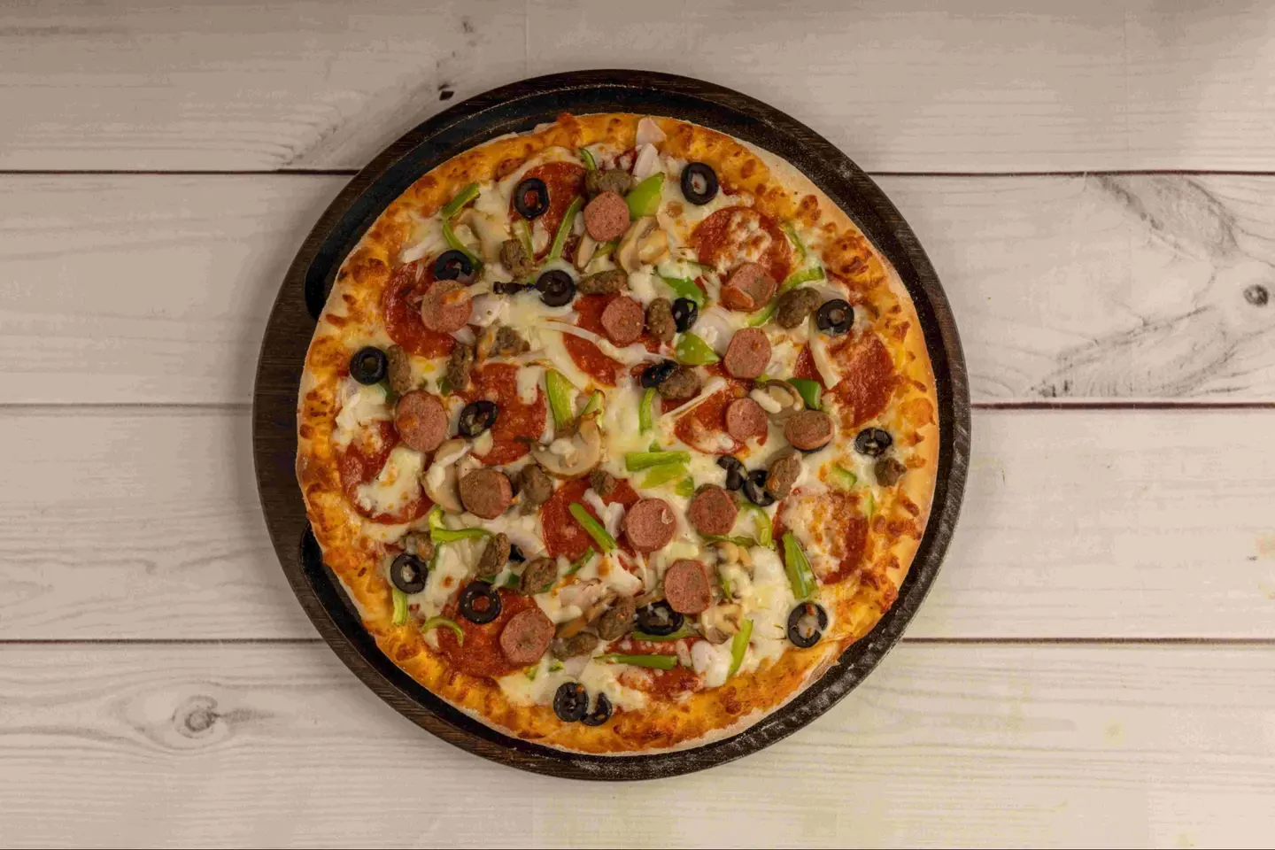 Mega The Meateor Pizza