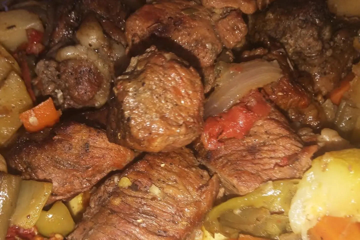 ورقة لحمة بطاطس