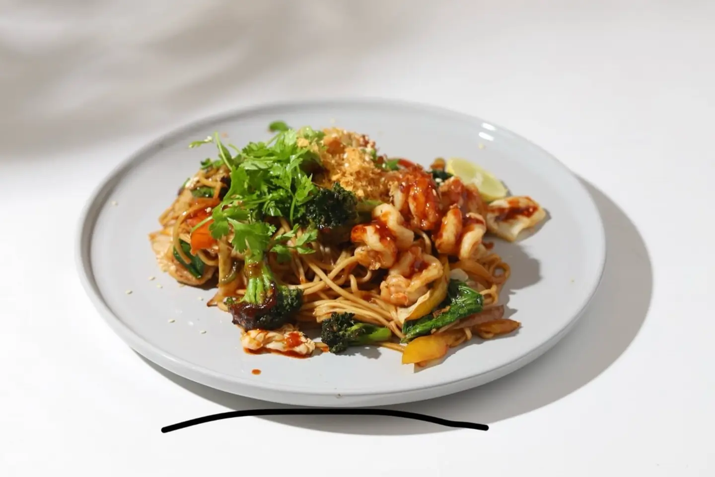 Korean Noodle Shrimp