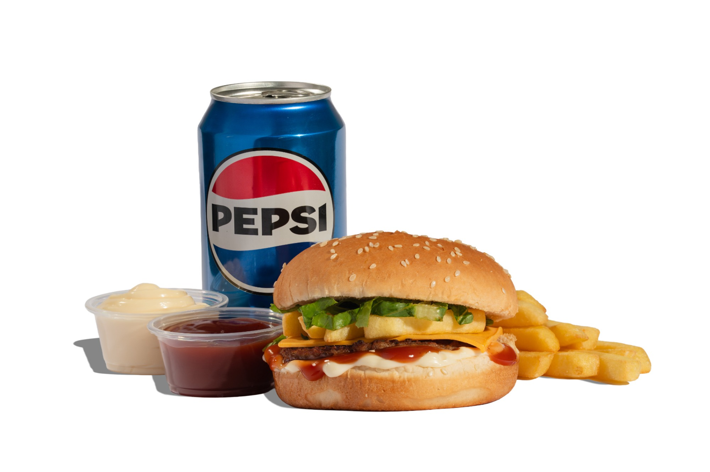 برجر لحم وجبة