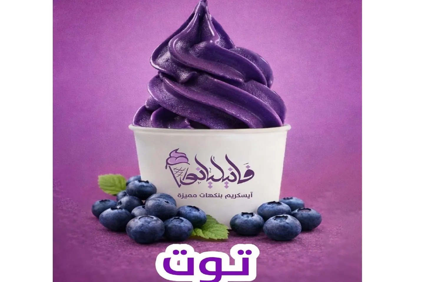 Blueberry Ice Cream