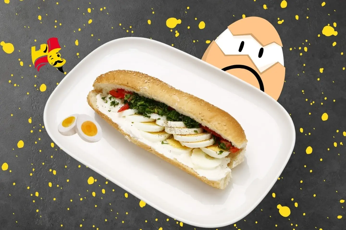 Boiled Egg Sandwich