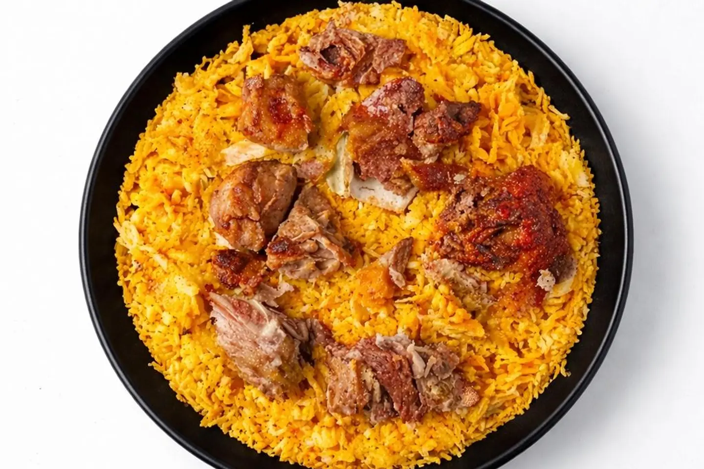 نفر لحم مندي بالمرخ