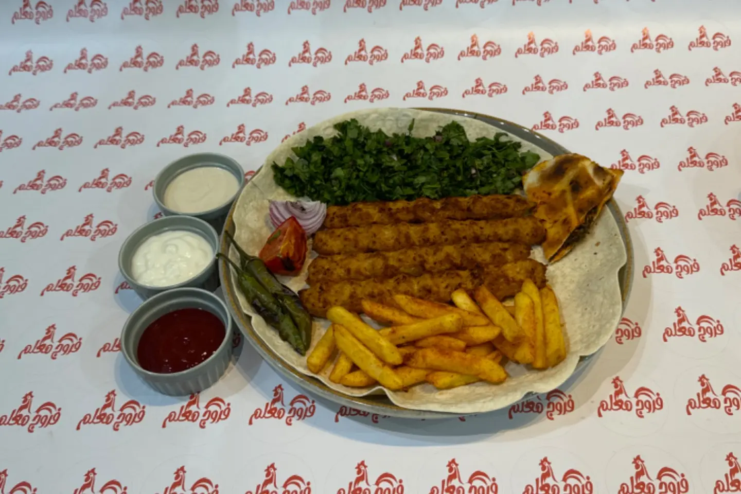 كباب دجاج 4 اسياخ