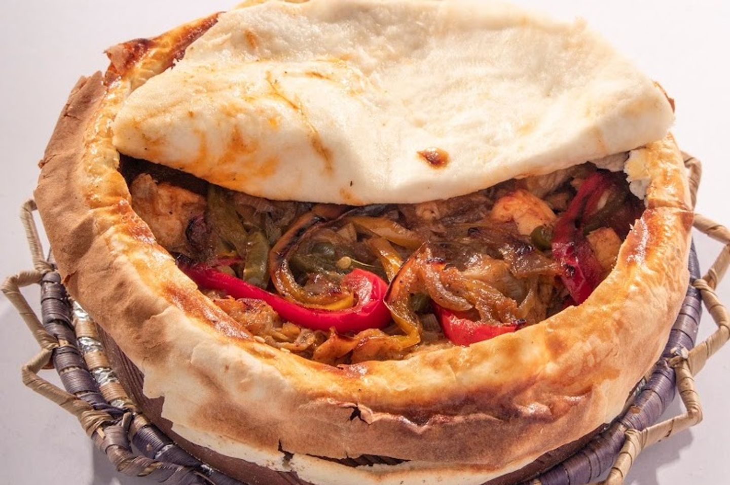 طاجن دجاج بالخضار