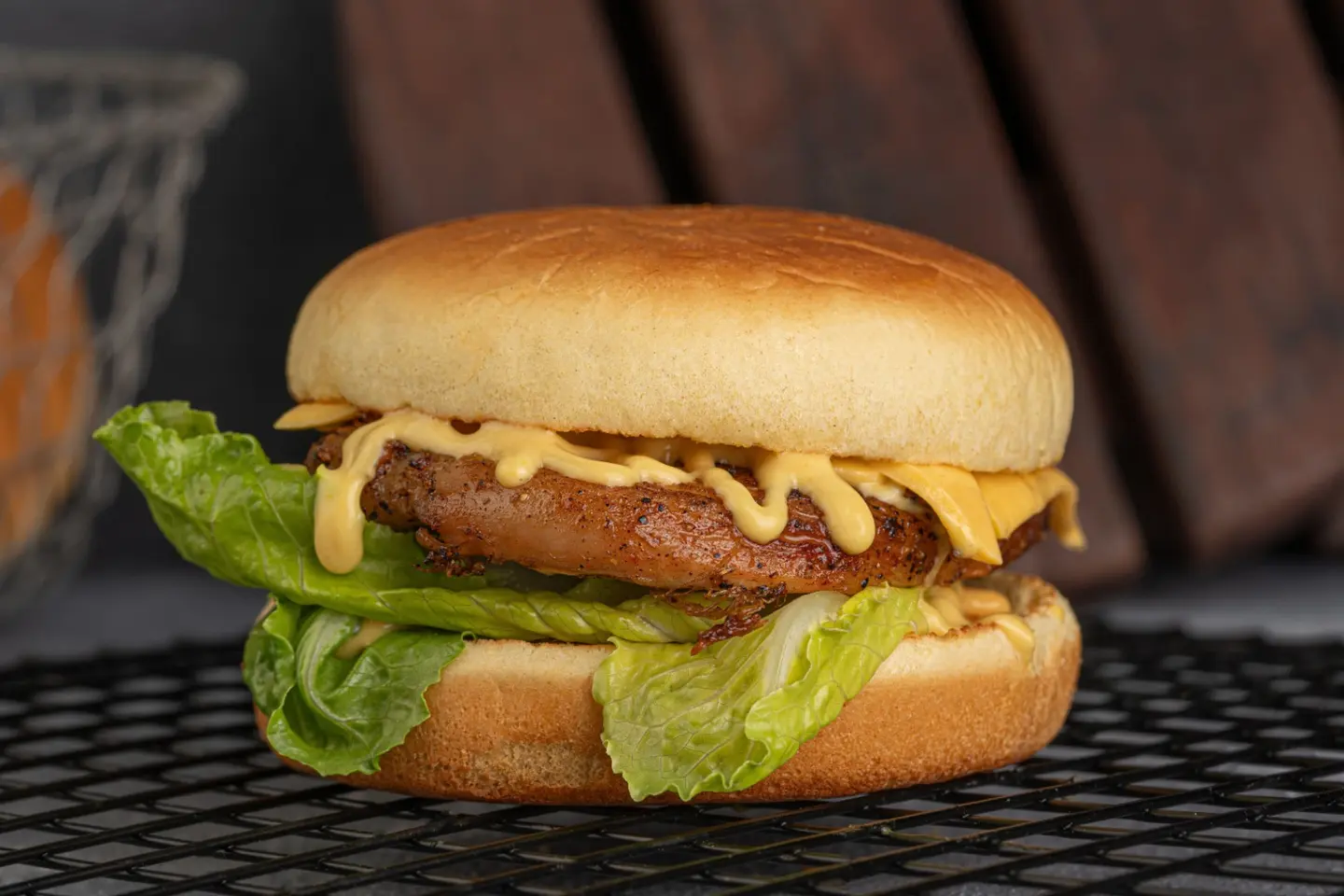 برجر دجاج مشوي