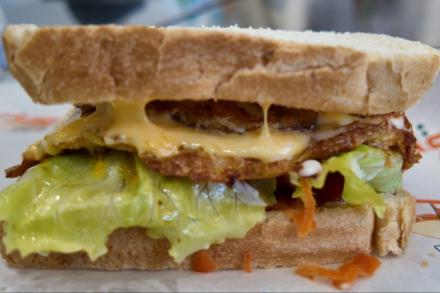 Pepperoni Omelet Slices Bread