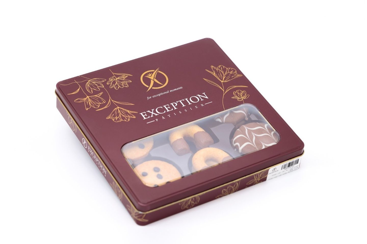Mixed Metal Sables Biscuit Box