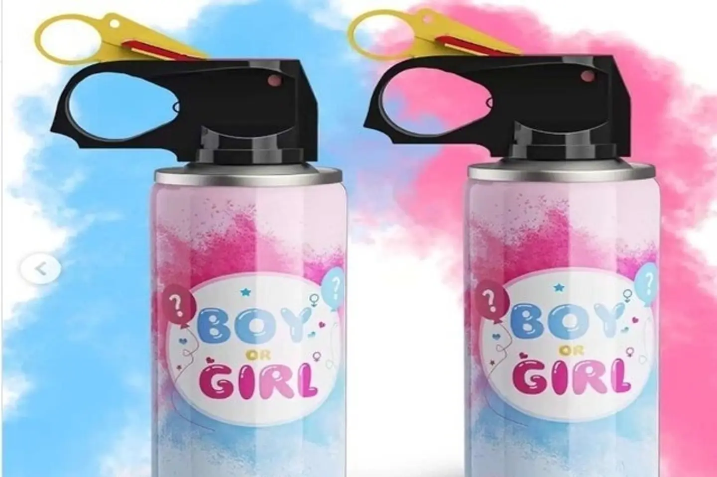 Extinguisher To Reveal The Baby's Gender