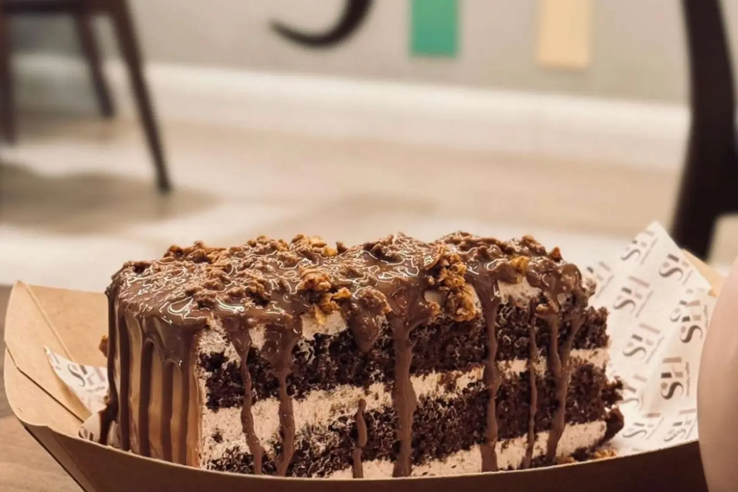 Crunchy Chocolate Cake