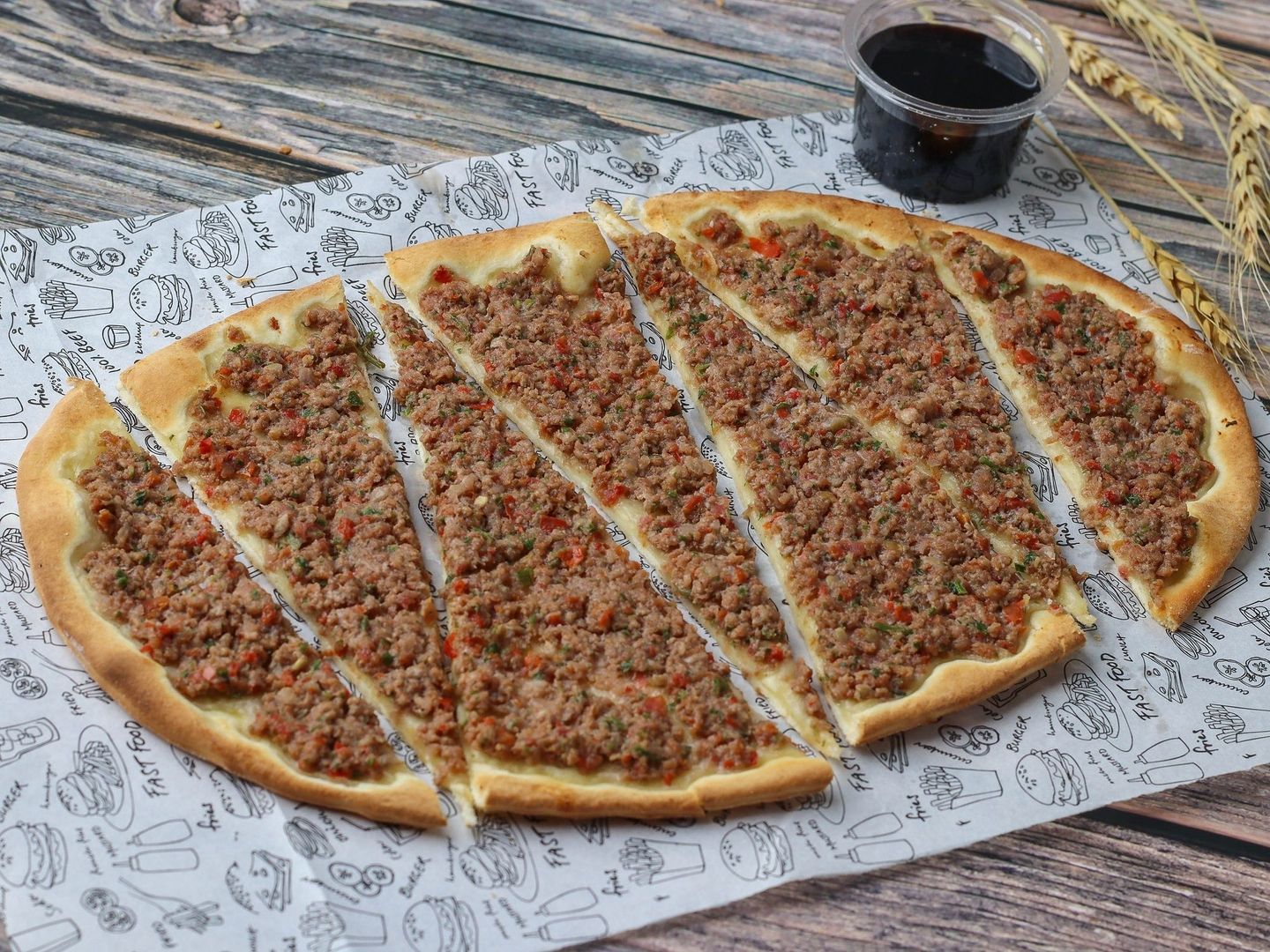 لحم بالعجين