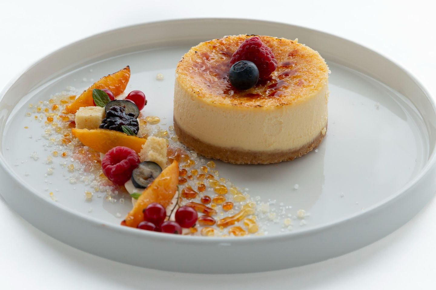 Cream Brulee Cheesecake