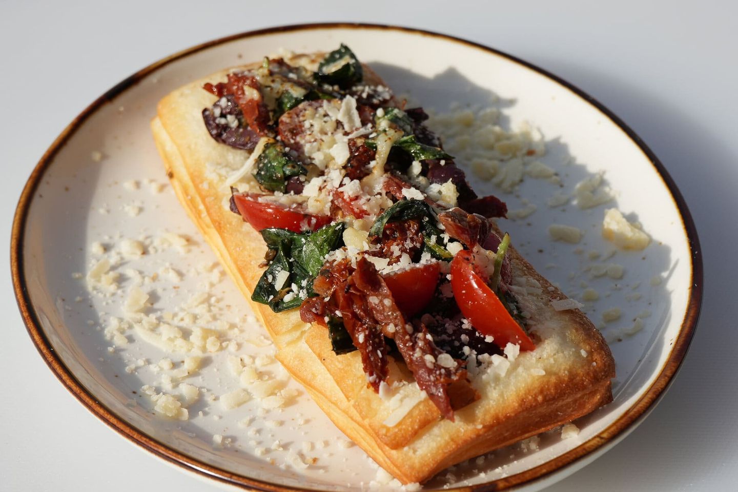 Greek Scrumble Sandwich
