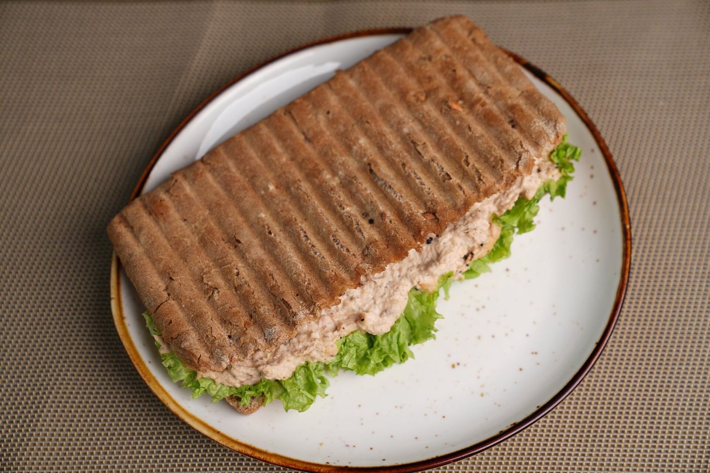 Brown Tuna Sandwich
