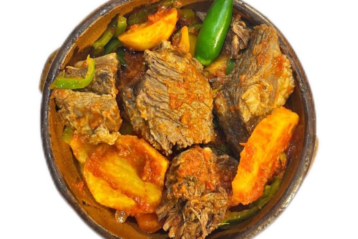 بطاطس باللحمه