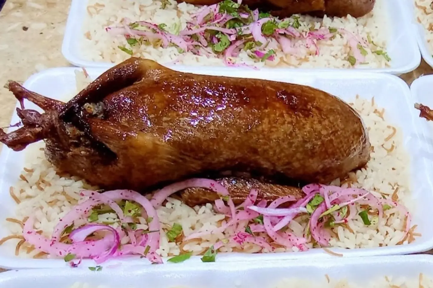 حبة حمام محشي سادة بدون ايدام او شوربة