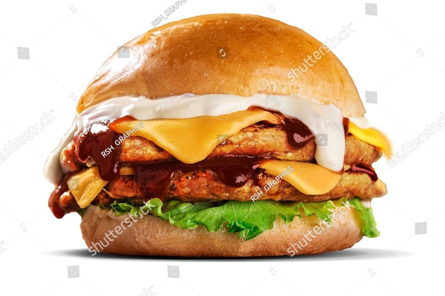 Double Chicken Burger