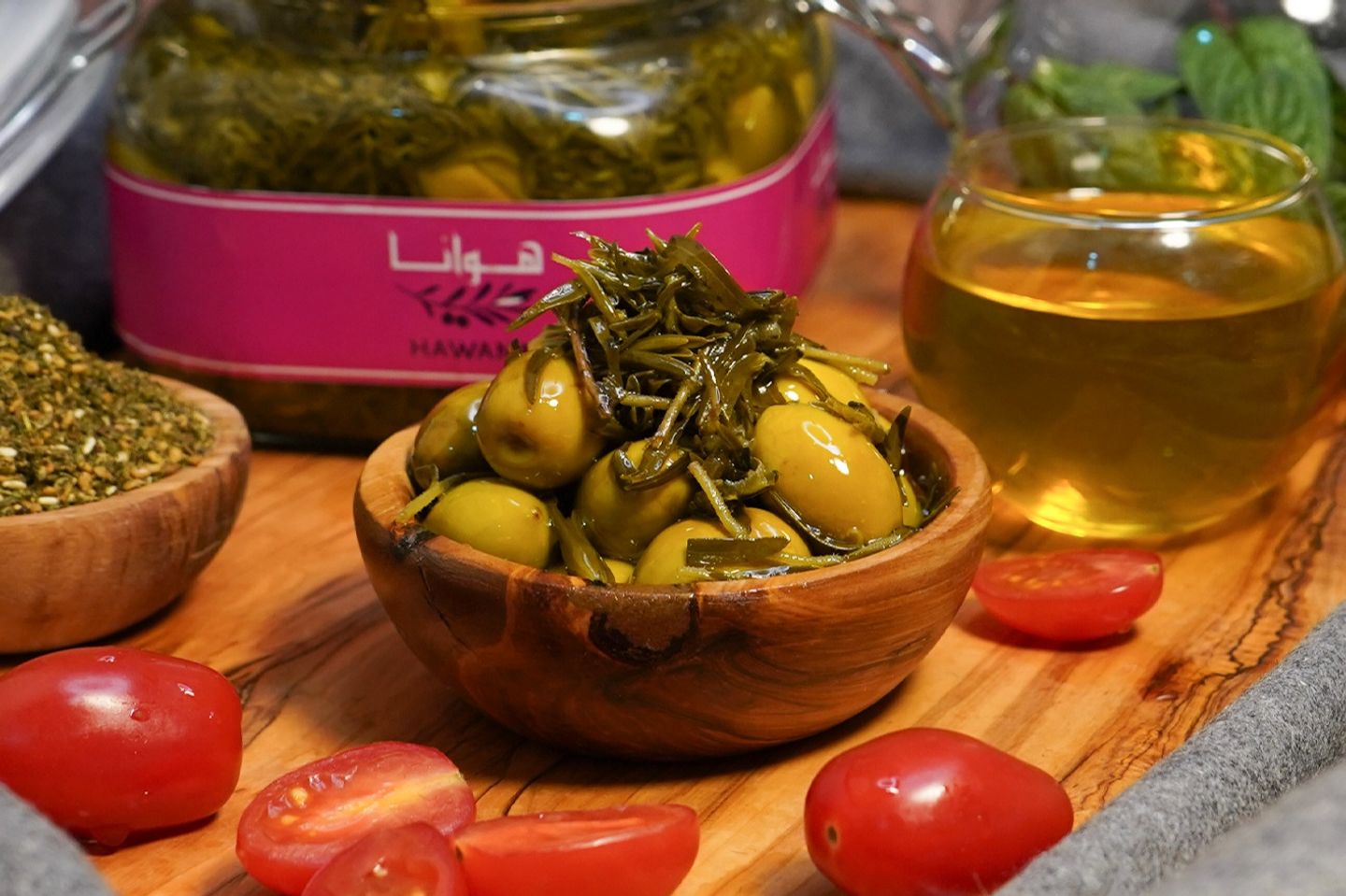 Green Olives, Thyme