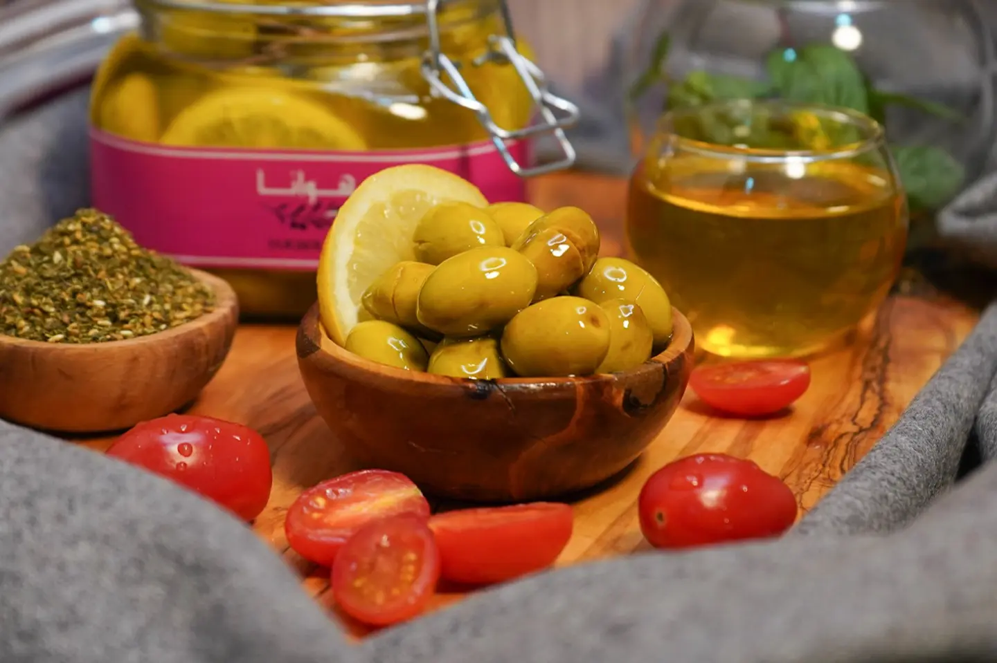 Green Olives With Lemon