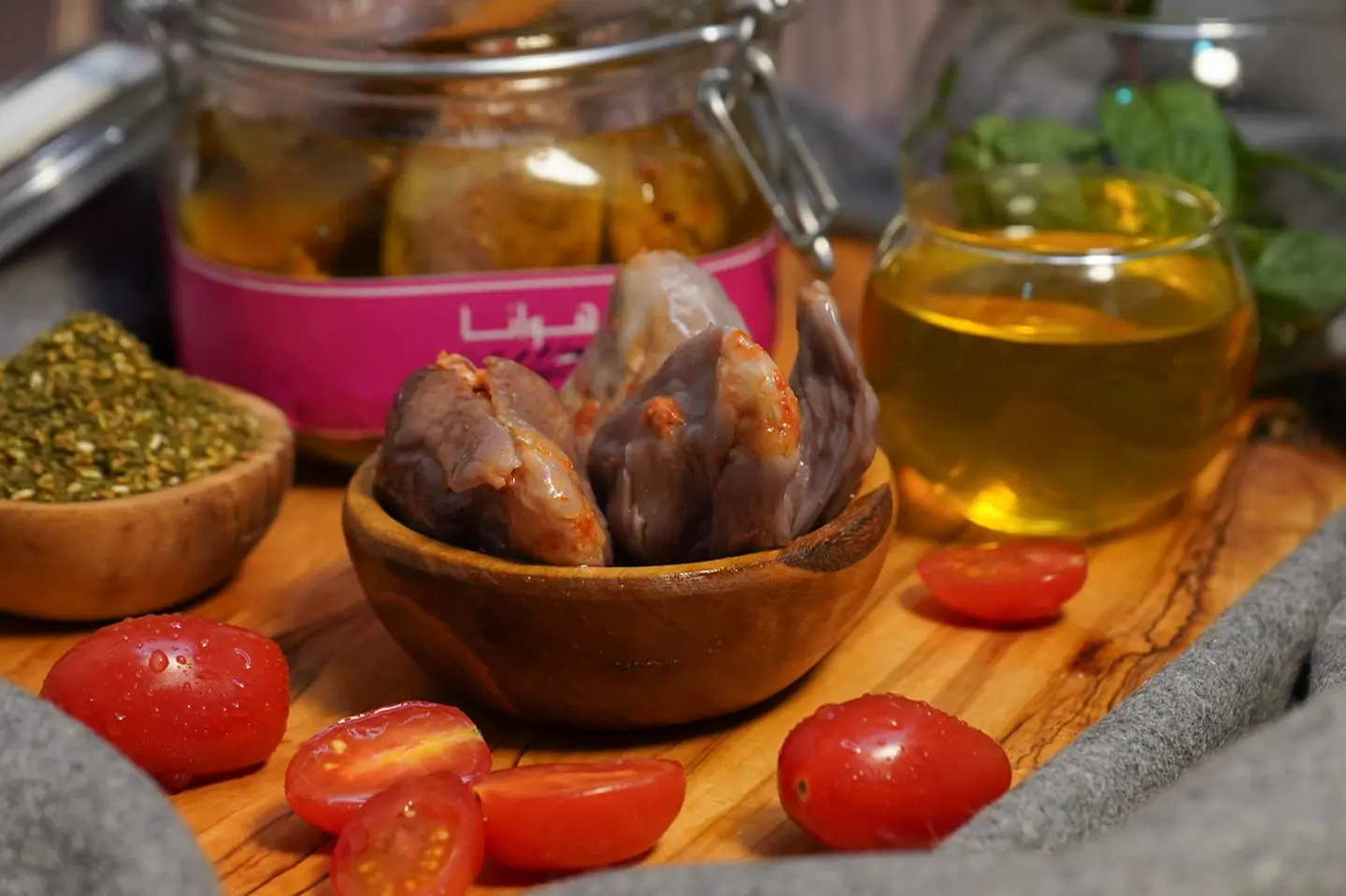 مكدوس بالثوم