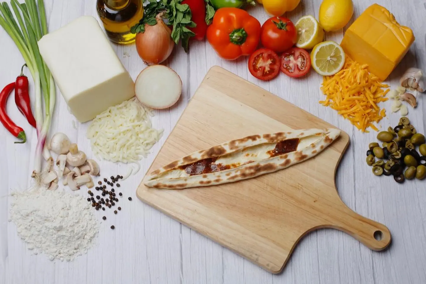فطيرة لبنة مع الموزاريلا