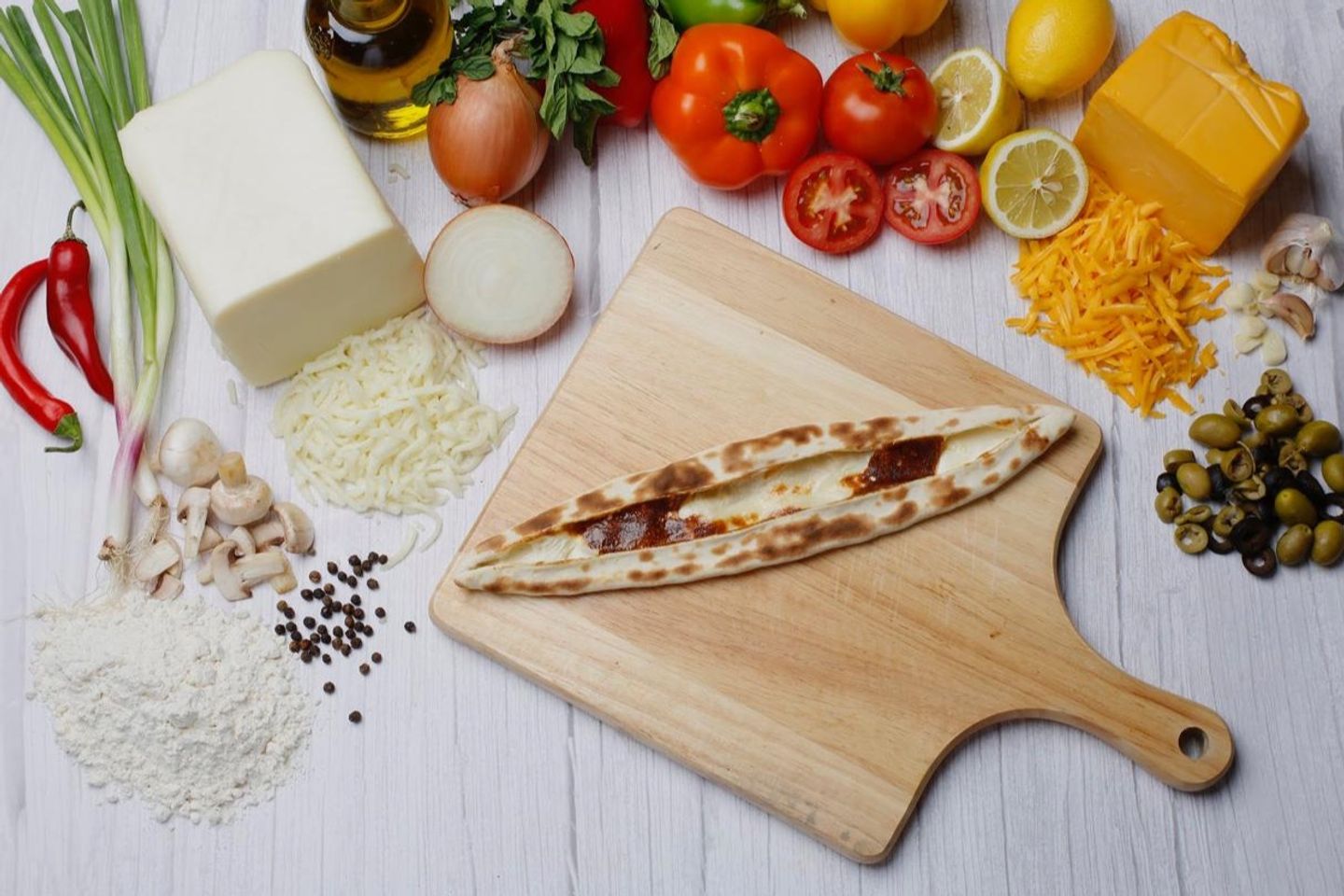 فطيرة لبنة مع الموزاريلا