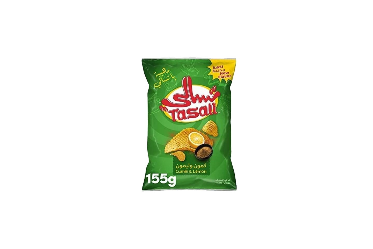 Tasali Cumin   Lemon Potato Chips 155g