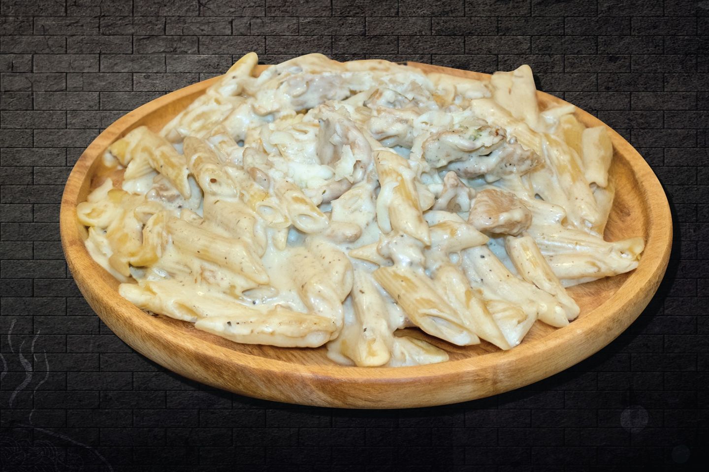 باستا الفريدو مع الدجاج