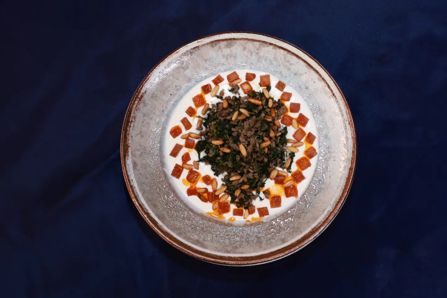 Spinach Fatteh