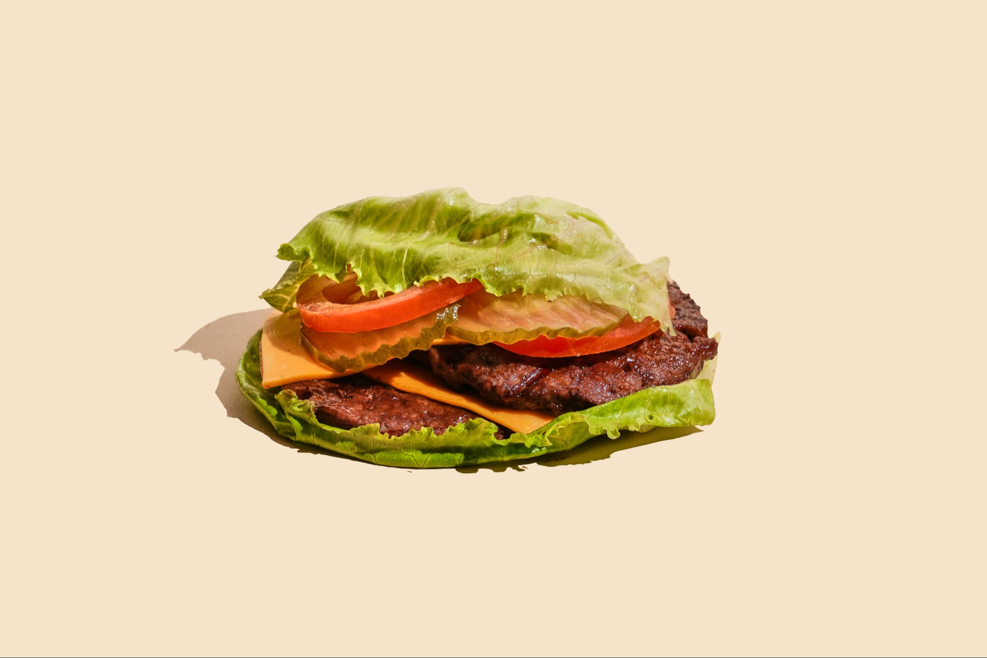 كيتو لحم برجر