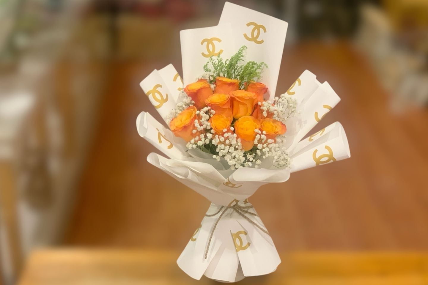 Orange Rose Bouquet