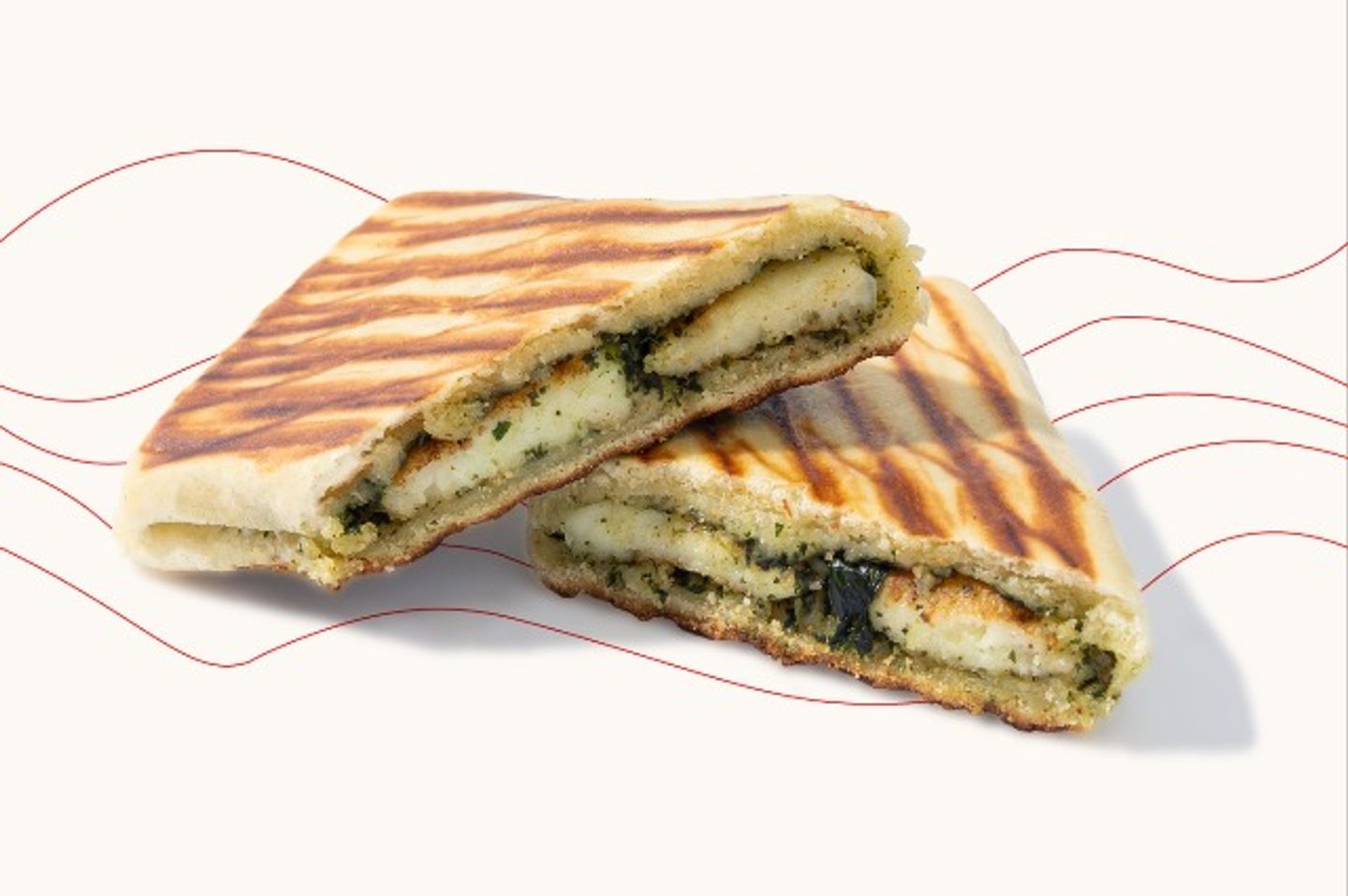 Pesto Halloumi Sandwich